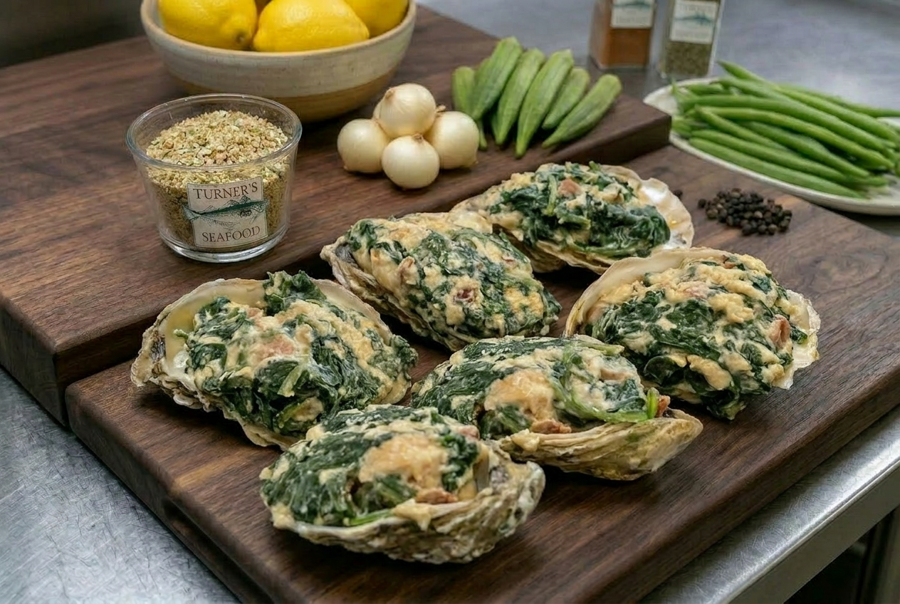 Apple Rockefeller Oyster Rockefeller – turnersseafooddocktodoor.com