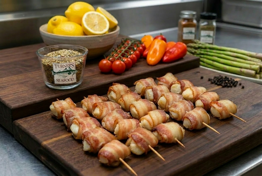 Scallop n' Bacon Skewer